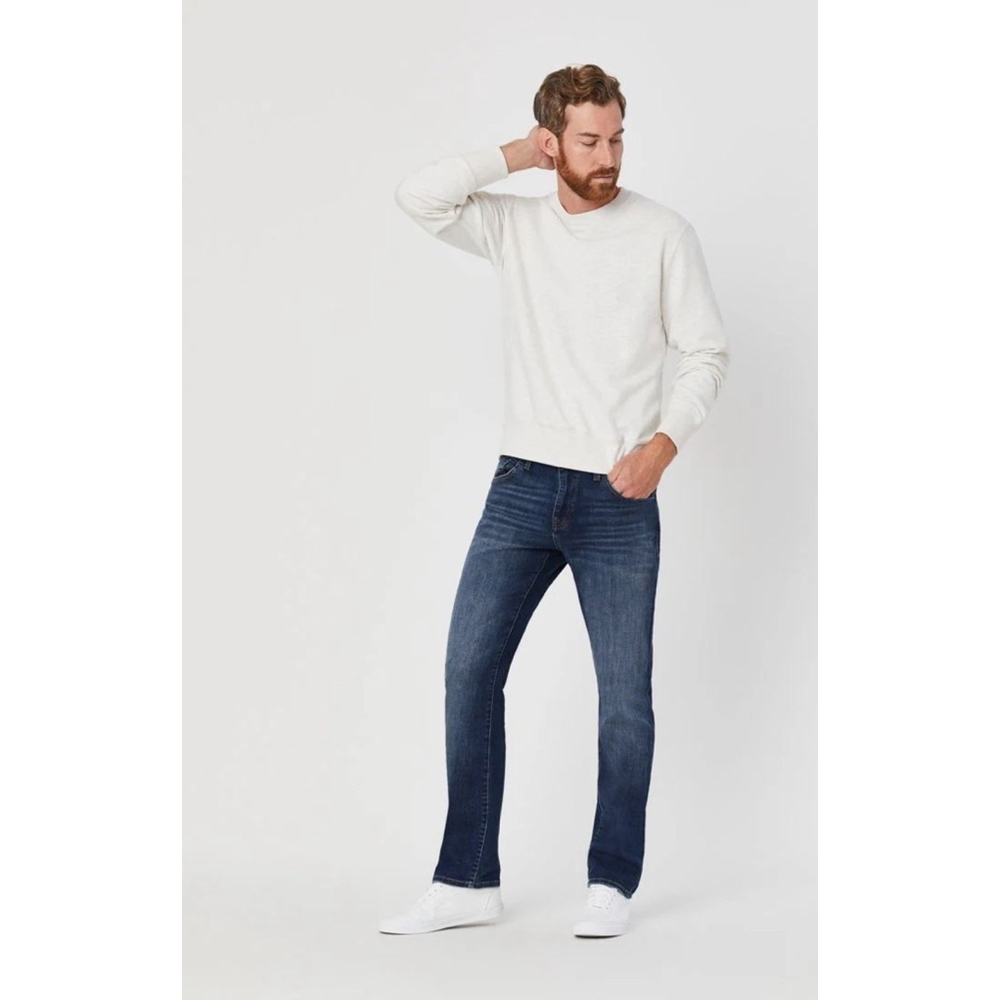 Mavi Men’s Zach Straight Leg Regular Rise Medium Wash Stretch Jeans Size 38x32